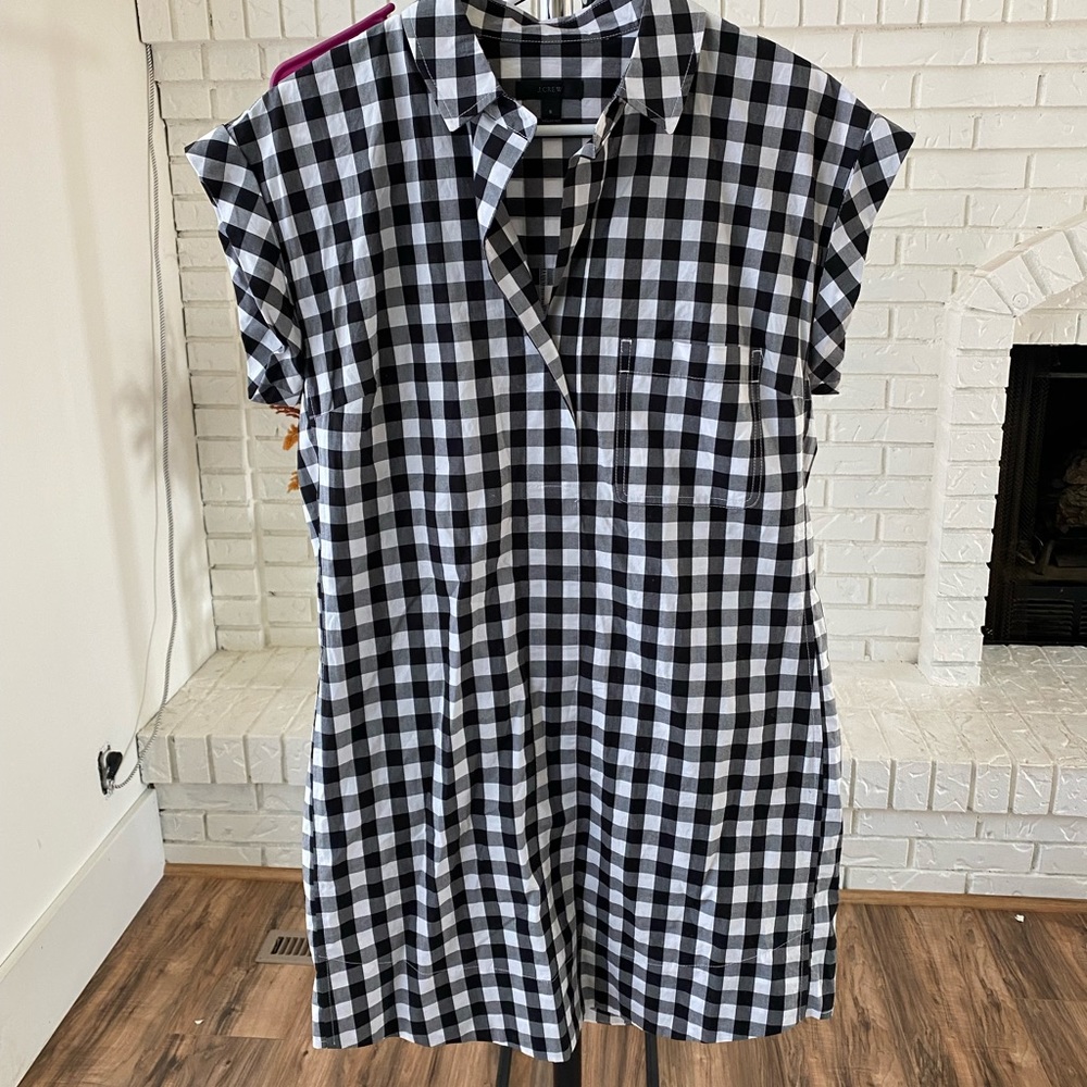 Lightly worn J. Crew gingham dress